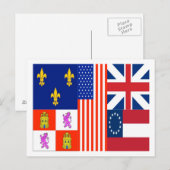 Carte Postale Drapeau Pensacola (Devant / Derrière)