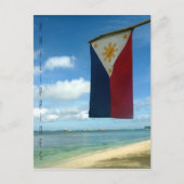 Carte Postale drapeau philippin (Devant)