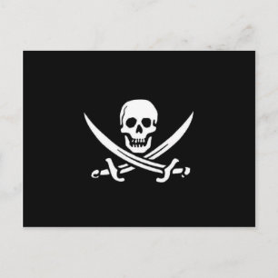 Carte Postale Drapeau pirate