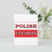 Carte Postale Drapeau polonais (Debout devant)