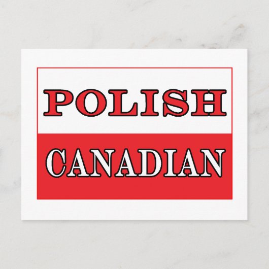 Carte Postale Drapeau polonais (Devant)