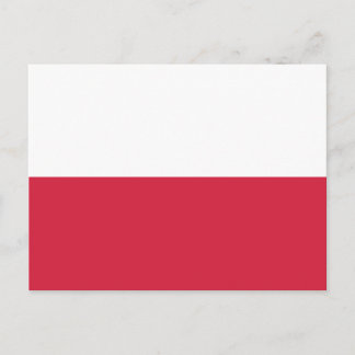 Carte Postale Drapeau polonais