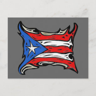 Carte Postale Drapeau Porto Rico de Reggaeton