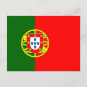Carte Postale Drapeau portugais, Drapeau portugais du Portugal (Devant)