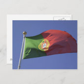 Carte Postale Drapeau portugais RF) (Devant / Derrière)