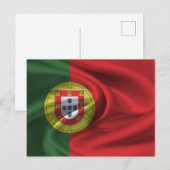 Carte Postale Drapeau Portugal (Devant / Derrière)