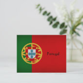 Carte Postale Drapeau Portugal (Debout devant)