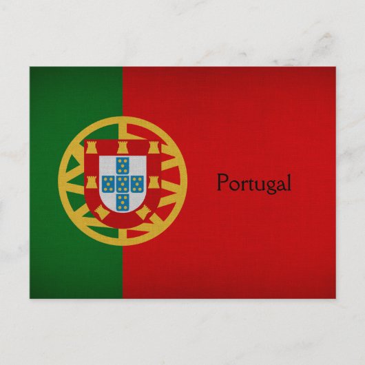 Carte Postale Drapeau Portugal (Devant)