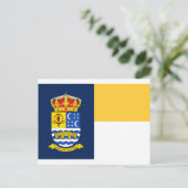 Carte Postale Drapeau Quéntar (Espagne) (Debout devant)