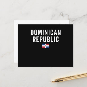 Carte Postale Drapeau République Dominicaine - Drapeau patriotiq