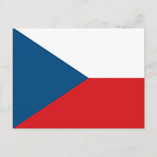 Carte postale Drapeau République tchèque