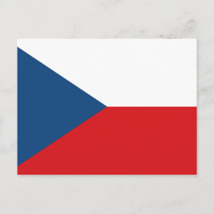 Carte postale Drapeau République tchèque