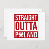 Carte Postale Drapeau Rouge Blanc droit à la périphérie de la Po (Devant / Derrière)