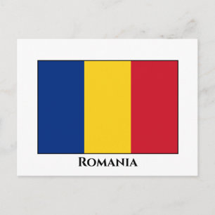 Carte Postale Drapeau roumain