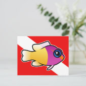 Carte Postale Drapeau Royal Dottyback (Debout devant)