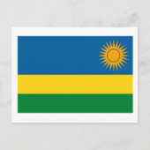 Carte postale Drapeau Rwanda (Devant)