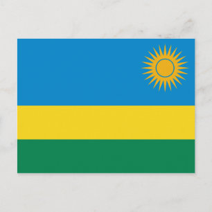 Carte postale Drapeau Rwanda