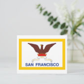 Carte Postale Drapeau San Francisco (Debout devant)