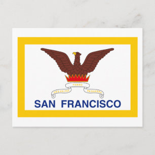 Carte Postale Drapeau San Francisco