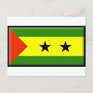 Carte Postale Drapeau Sao Tome Principe