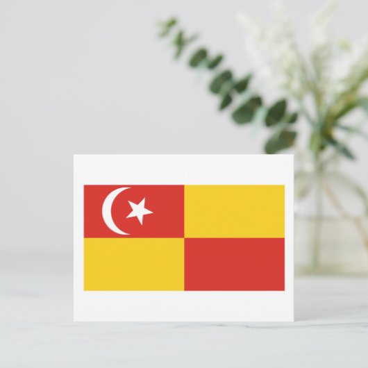 Carte Postale Drapeau Selangor (Debout devant)