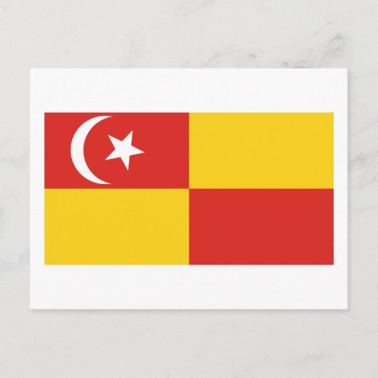 Carte Postale Drapeau Selangor (Devant)