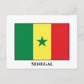 Carte Postale Drapeau sénégalais (Devant)