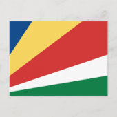 Carte Postale Drapeau seychellois, Drapeau seychellois (Devant)