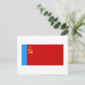 Carte Postale Drapeau SFSR russe (Debout devant)
