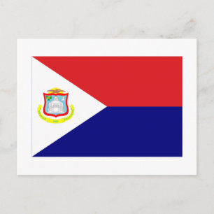Carte Postale Drapeau Sint Maarten