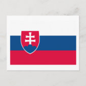 Carte postale Drapeau Slovaquie (Devant)