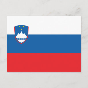 Carte postale Drapeau Slovénie