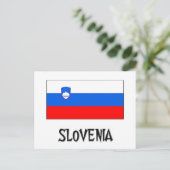 Carte Postale Drapeau Slovénie (Debout devant)