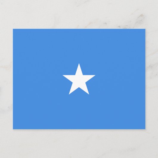 Carte postale Drapeau Somalie (Devant)