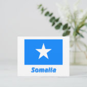 Carte Postale Drapeau Somalie avec nom (Debout devant)