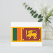 Carte postale Drapeau Sri Lanka (Debout devant)