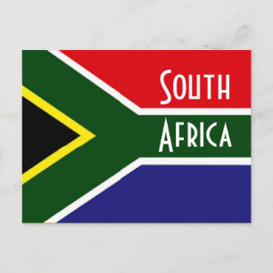 Carte Postale drapeau sud-africain