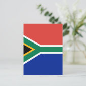 Carte Postale drapeau sud-africain (Debout devant)