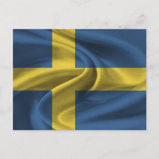 Carte Postale Drapeau Suède