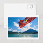 Carte Postale drapeau suisse (Devant / Derrière)