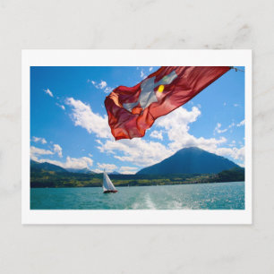 Carte Postale drapeau suisse