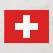 Carte postale Drapeau Suisse (Devant)