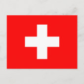 Carte Postale Drapeau Suisse (Devant)