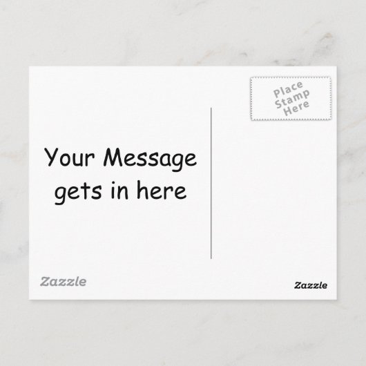 Carte Postale Drapeau Suisse (Dos)