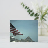 Carte Postale Drapeau sur Teton Postcard (Debout devant)