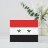 Carte postale Drapeau Syrie (Debout devant)