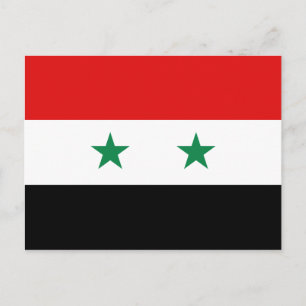 Carte postale Drapeau Syrie