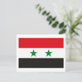 Carte postale Drapeau Syrie (Debout devant)