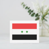 Carte Postale Drapeau Syrie (Debout devant)
