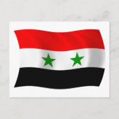 Carte postale Drapeau Syrie (Devant)